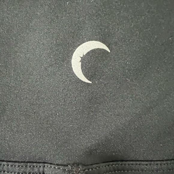 ZYIA Black Ripped Front Leggings Size 2 - Picture 7 of 9